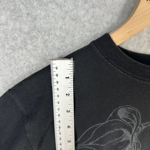 Vintage The Used Band Womens M Rare Black Rose Emo Screamo Metalcore Pop Punk - Picture 4 of 9